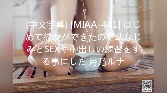 (中文字幕) [MIAA-441] はじめて彼女ができたので幼なじみとSEXや中出しの練習をする事にした 月乃ルナ