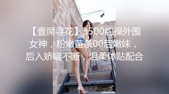 【壹屌寻花】3500约操外围女神，粉嫩苗条00后嫩妹，后入娇喘不断，温柔体贴配合