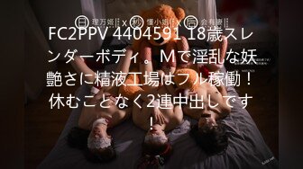 FC2PPV 4404591 18歳スレンダーボディ。Ｍで淫乱な妖艶さに精液工場はフル稼働！休むことなく2連中出しです！